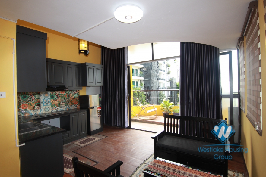 An elegant warmly colored apartment with spectacular views for rent 